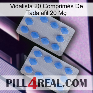 Vidalista 20 Comprimés De Tadalafil 20 Mg 20